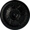 Ekena Millwork Stockport Ceiling Medallion (Fits Canopies up to 6 1/4"), Hand-Painted Black Pearl, 28"OD x 2 3/4"P CM28STBPS - alternate 1
